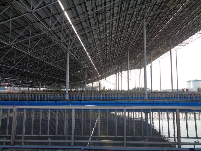정수장 BALL TRUSS 구조물